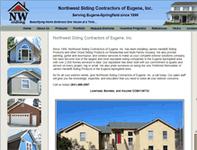 Tablet Screenshot of northwestsiding.com